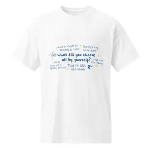 Unisex T-shirt White | All by Yourself