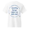 Unisex T-shirt White | Feel Free - Image 2